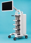 医療用カート・医療用ワゴン MEDION-Ⅲ（内視鏡カート） ワイドハイ仕様 